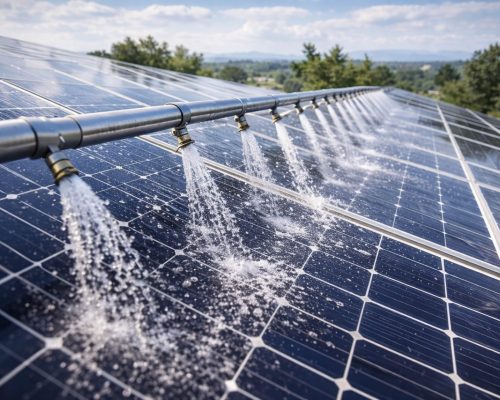 efficiency of Solar panel cleaning and maintenance improving by Global Energy Solutions in Pakistan